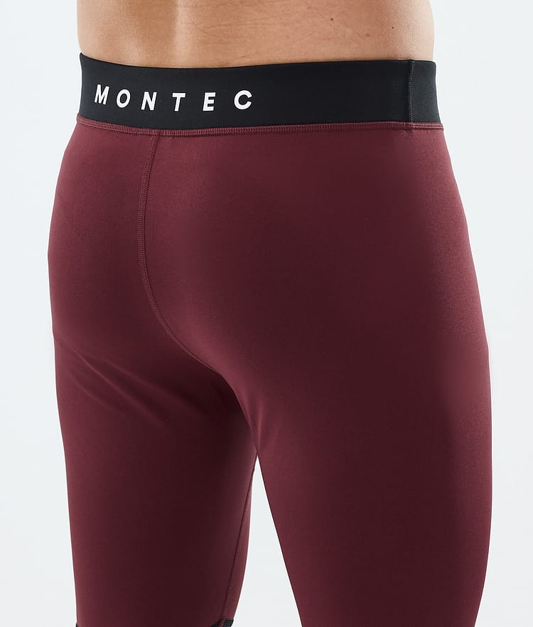 Montec Alpha Kerrastohousut Miehet Burgundy/Black/Light Grey, Image 6 of 7
