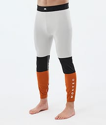 Montec Alpha Kerrastohousut Miehet Light Grey/Black/Burned Orange