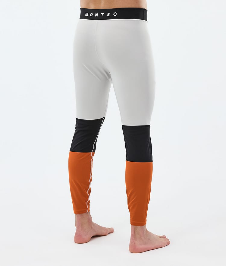 Montec Alpha Kerrastohousut Miehet Light Grey/Black/Burned Orange, Image 2 of 7