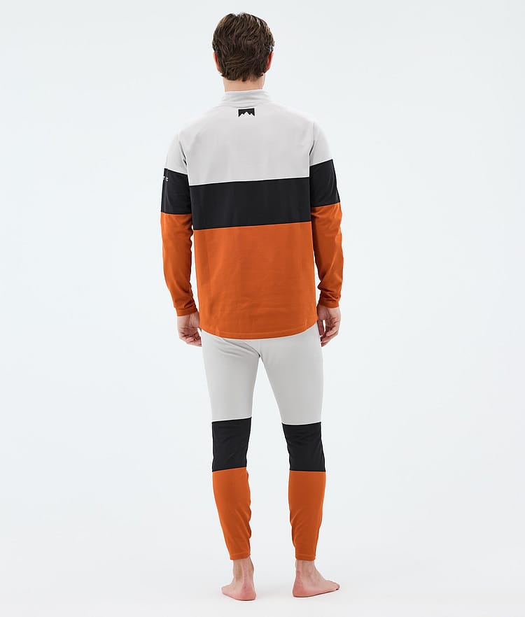 Montec Alpha Kerrastohousut Miehet Light Grey/Black/Burned Orange, Image 4 of 7