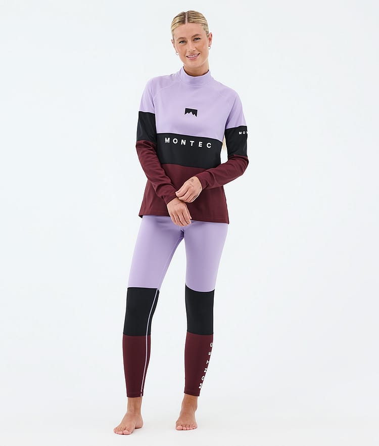 Montec Alpha W Kerrastopaita Naiset Faded Violet/Black/Burgundy, Image 3 of 5