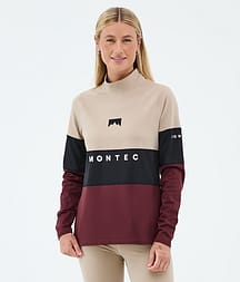 Montec Alpha W Kerrastopaita Naiset Sand/Black/Burgundy