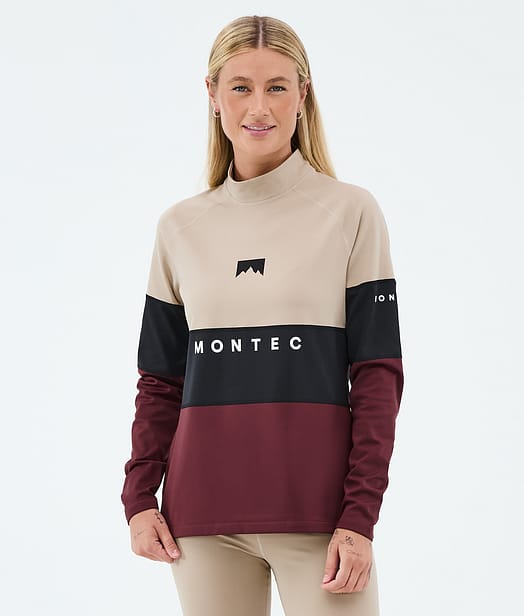 Montec Alpha W Kerrastopaita Naiset Sand/Black/Burgundy
