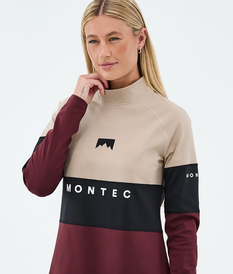 Montec Alpha W Kerrastopaita Naiset Sand/Black/Burgundy, Image 2 of 5