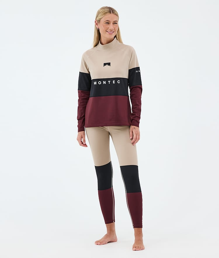 Montec Alpha W Kerrastopaita Naiset Sand/Black/Burgundy, Image 3 of 5
