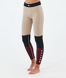 Montec Alpha W Kerrastohousut Naiset Sand/Black/Burgundy