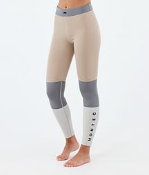 Montec Alpha W Kerrastohousut Naiset Sand/Light Pearl/Light Grey