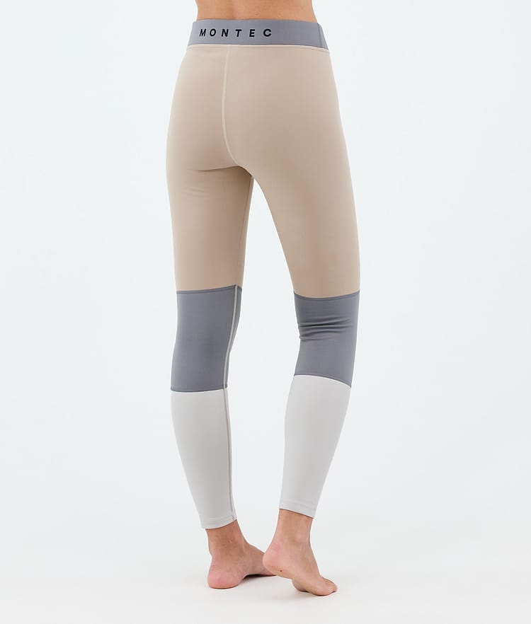 Montec Alpha W Kerrastohousut Naiset Sand/Light Pearl/Light Grey, Image 2 of 7