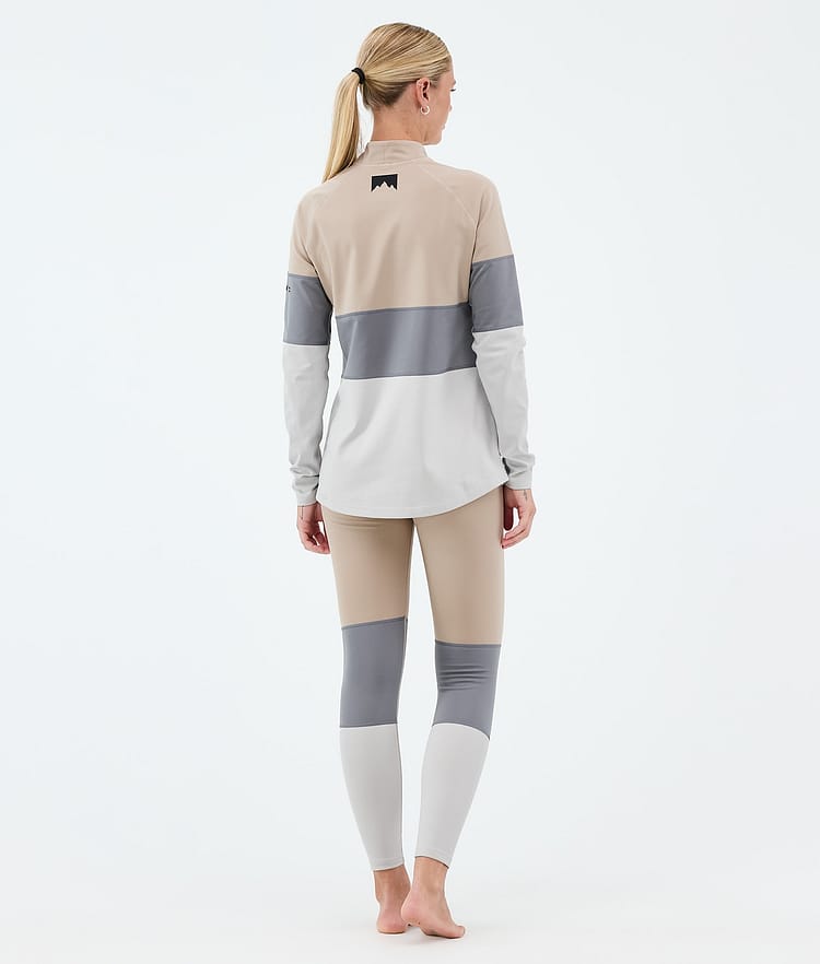 Montec Alpha W Kerrastohousut Naiset Sand/Light Pearl/Light Grey, Image 4 of 7