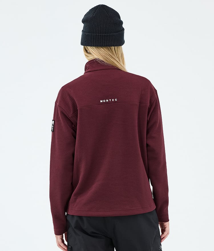 Montec Nova W Välikerrosneule Naiset Burgundy, Image 6 of 6