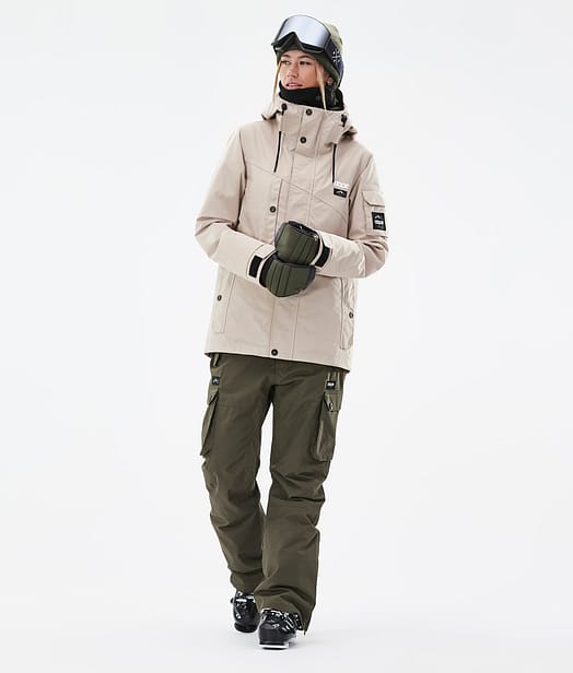 Dope Adept W Laskettelu Outfit Sand/Olive Green