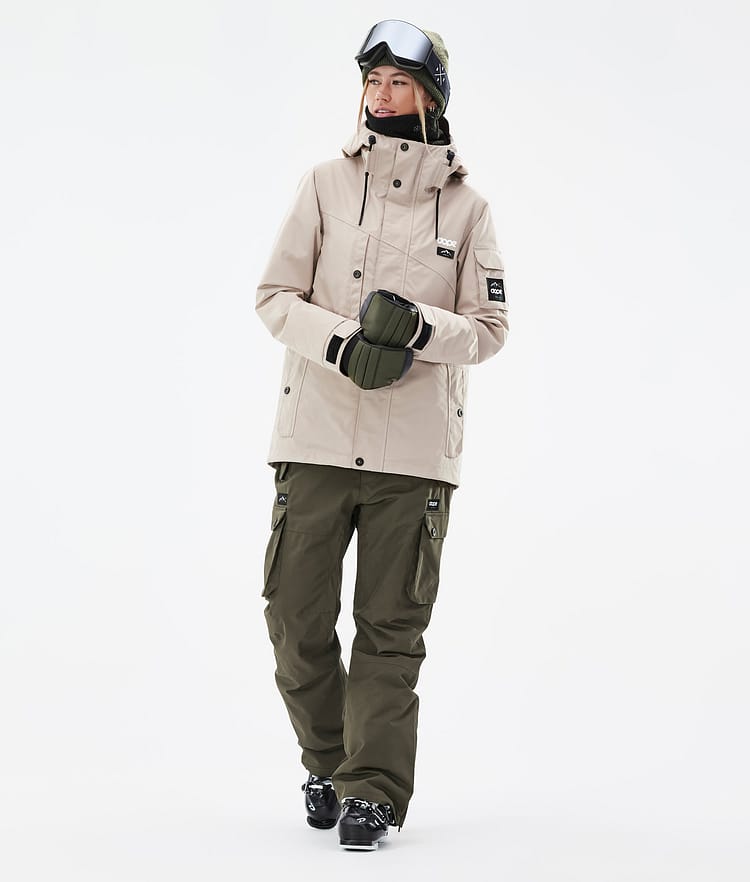 Dope Adept W Laskettelu Outfit Naiset Sand/Olive Green, Image 1 of 2