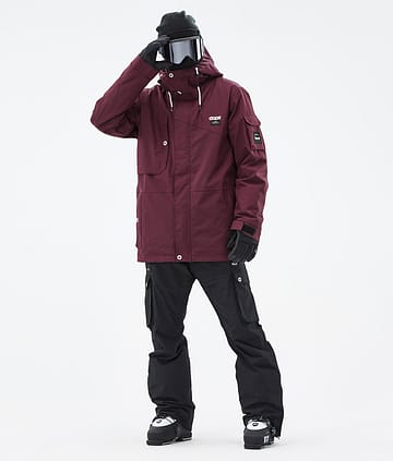 Dope Adept Laskettelu Outfit Burgundy/Black