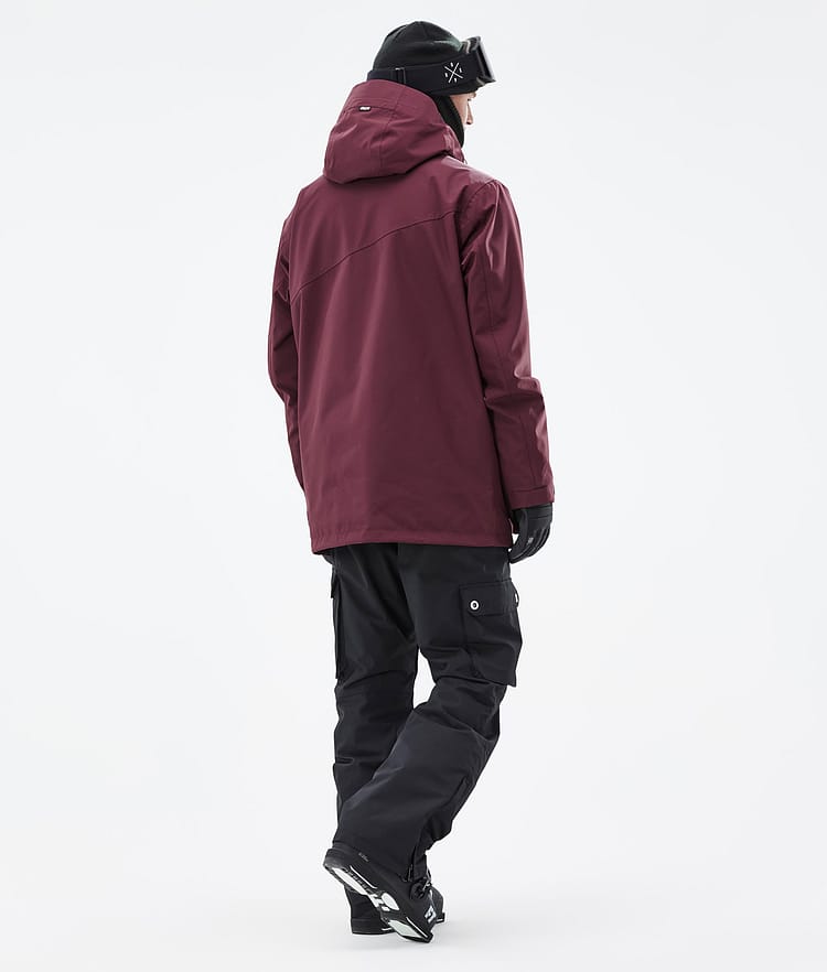 Dope Adept Laskettelu Outfit Miehet Burgundy/Black