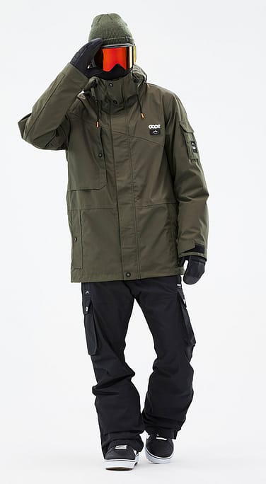 Dope Adept Lumilautailu Outfit Miehet Olive Green/Black