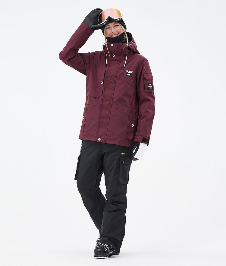 Dope Adept W Laskettelu Outfit Naiset Burgundy/Black