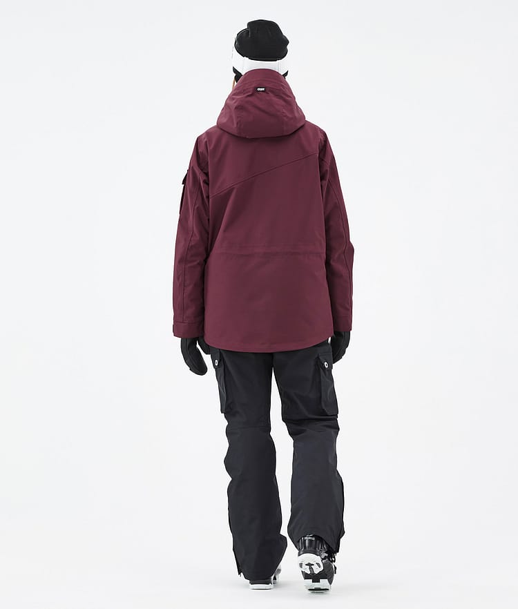 Dope Adept W Laskettelu Outfit Naiset Burgundy/Black