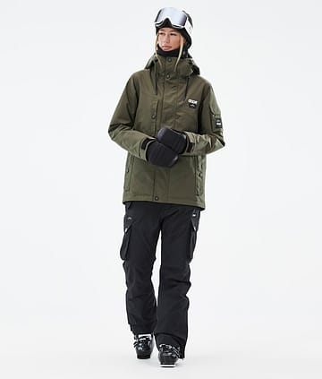 Dope Adept W Laskettelu Outfit Naiset Olive Green/Black