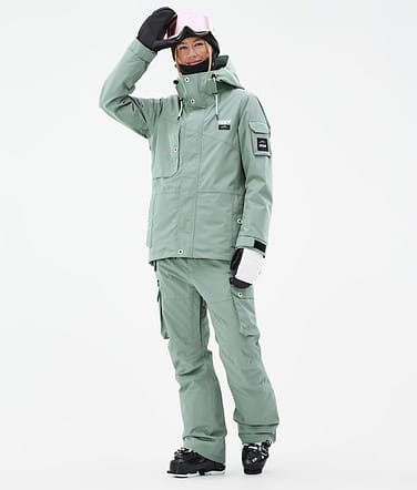 Dope Adept W Laskettelu Outfit Naiset Faded Green
