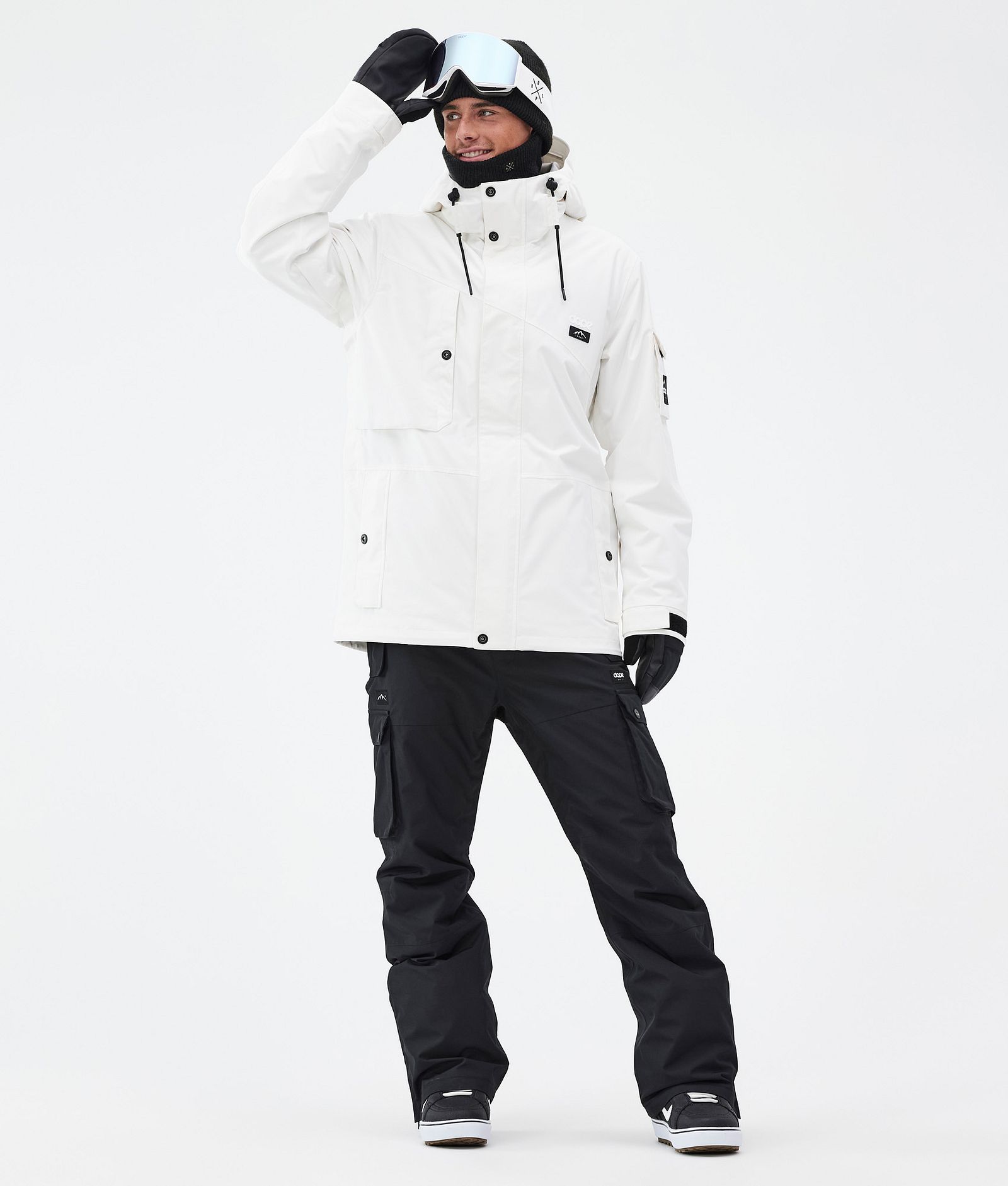 Dope Adept Lumilautailu Outfit Miehet Old White/Blackout