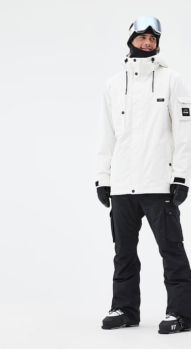 Dope Adept Laskettelu Outfit Miehet Old White/Blackout