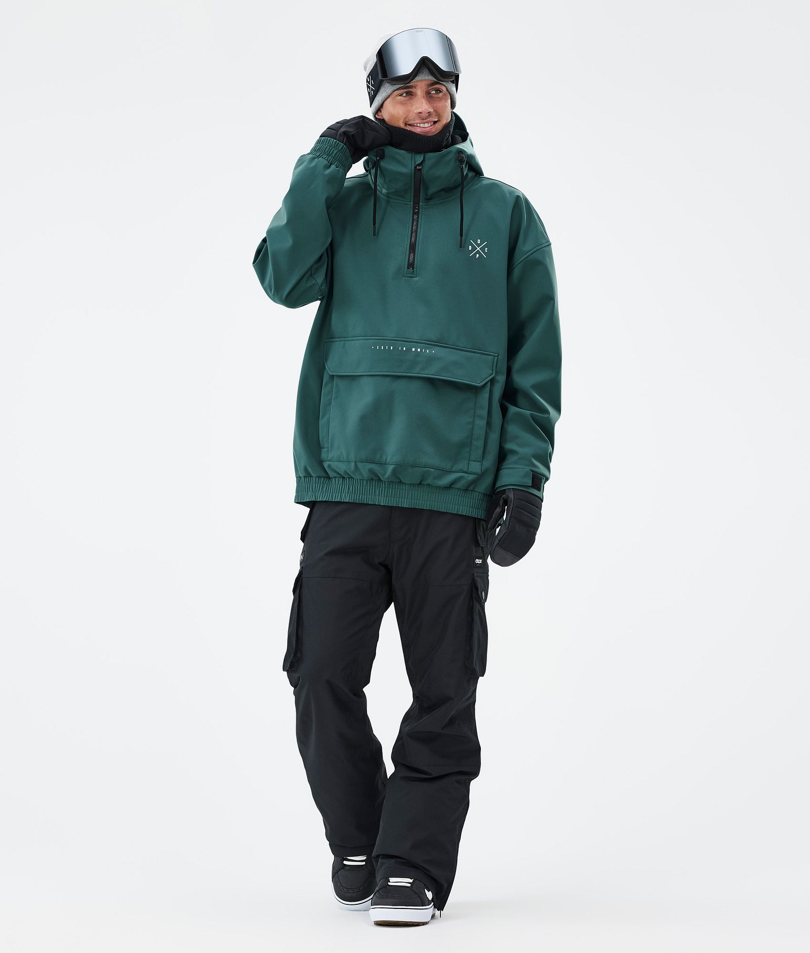 Dope Cyclone Lumilautailu Outfit Miehet Bottle Green/Blackout