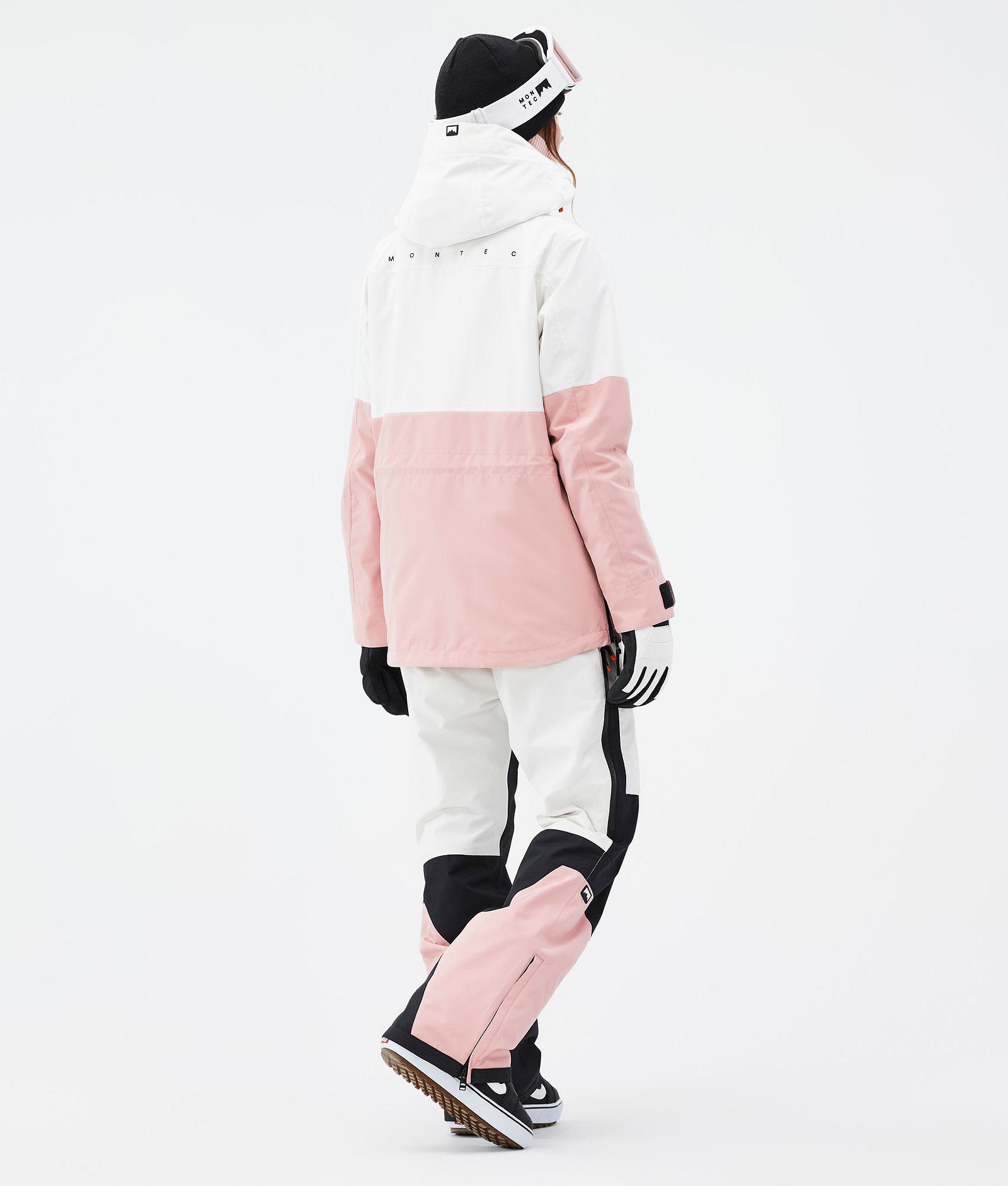 Montec Dune W Lumilautailu Outfit Naiset Old White/Black/Soft Pink