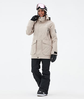 Montec Virago W Lumilautailu Outfit Sand/Black