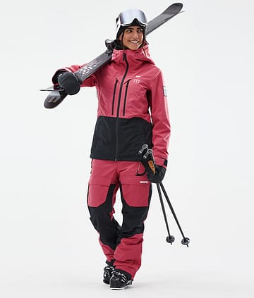 Montec Moss W Laskettelu Outfit Naiset Light Red/Black