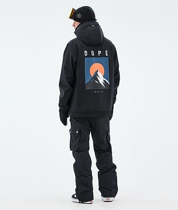 Dope Yeti Lumilautailu Outfit Miehet Black/Black