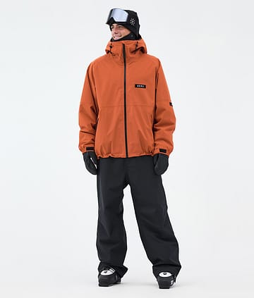 Dope Spartan Laskettelu Outfit Miehet Burned Orange/Black