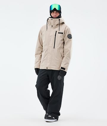 Dope Blizzard Full Zip Lumilautailu Outfit Miehet Sand/Black