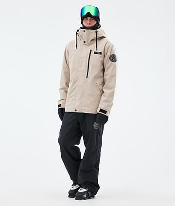 Dope Blizzard Full Zip Laskettelu Outfit Miehet Sand/Black