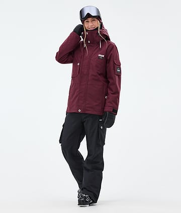 Dope Adept W Laskettelu Outfit Burgundy/Black