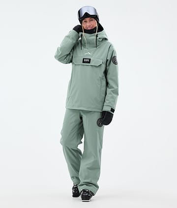 Dope Blizzard W Laskettelu Outfit Naiset Faded Green