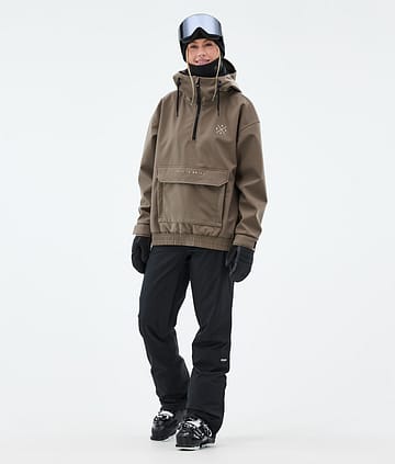 Dope Cyclone W Laskettelu Outfit Naiset Walnut/Black