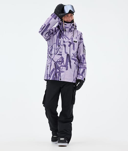 Dope Adept W Lumilautailu Outfit Scribble Purple/Black