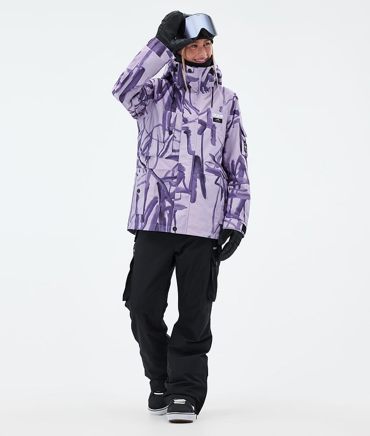 Dope Adept W Lumilautailu Outfit Naiset Scribble Purple/Black, Image 1 of 2