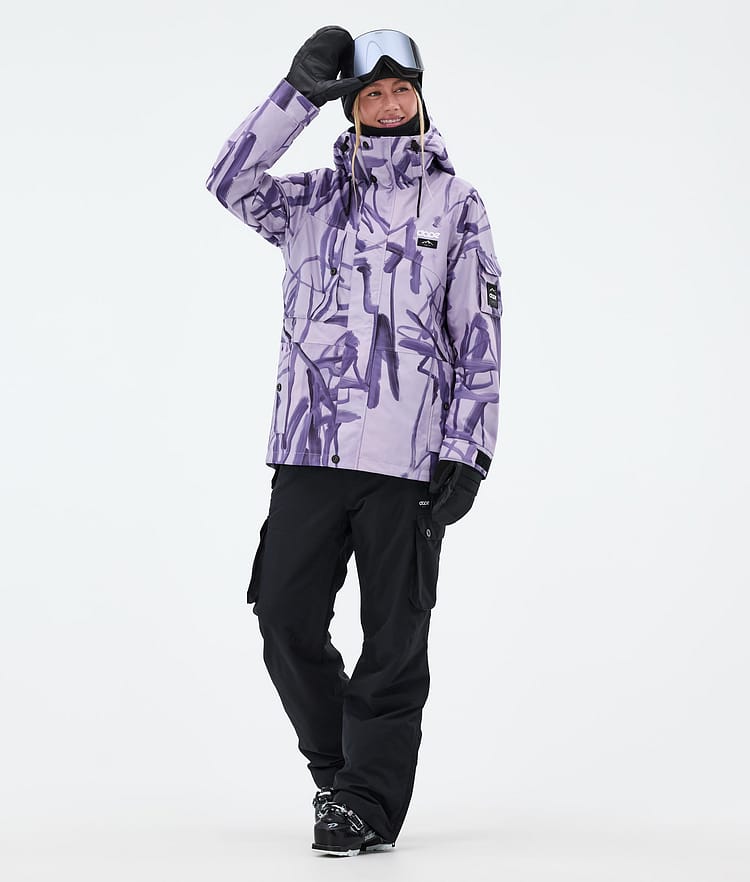 Dope Adept W Laskettelu Outfit Naiset Scribble Purple/Black, Image 1 of 2