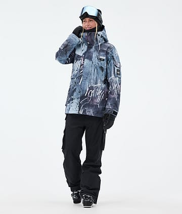 Dope Adept W Laskettelu Outfit Punk Blue/Black