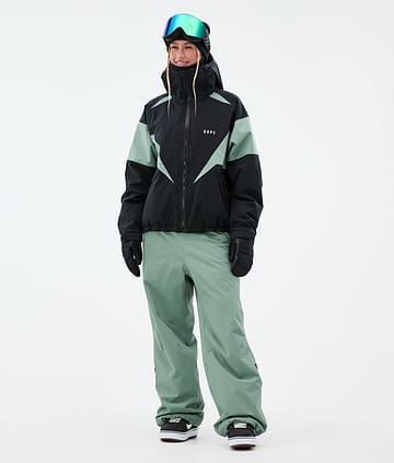 Dope Spartan W Lumilautailu Outfit Naiset Black/Faded Green