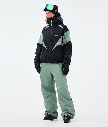 Dope Spartan W Laskettelu Outfit Naiset Black/Faded Green