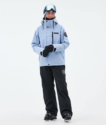 Dope Blizzard W Full Zip Laskettelu Outfit Naiset Light Blue/Black