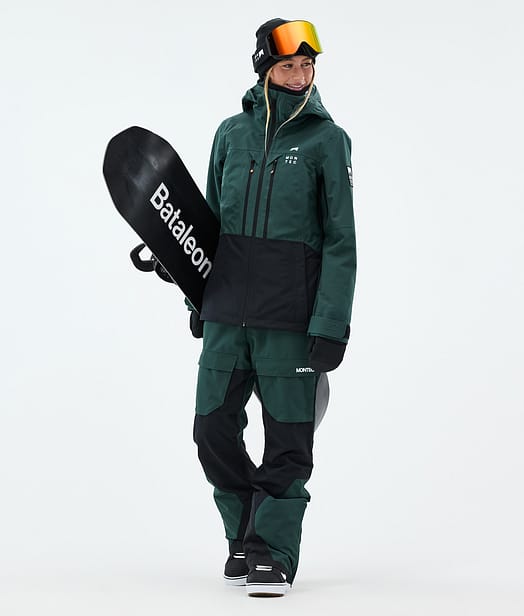 Montec Moss W Lumilautailu Outfit Dark Atlantic/Black