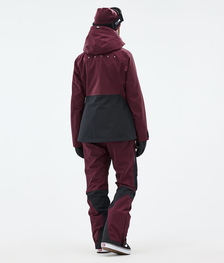 Montec Moss W Lumilautailu Outfit Naiset Burgundy/Black, Image 2 of 2