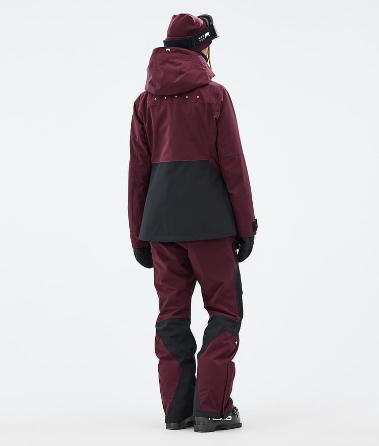 Montec Moss W Laskettelu Outfit Naiset Burgundy/Black, Image 2 of 2