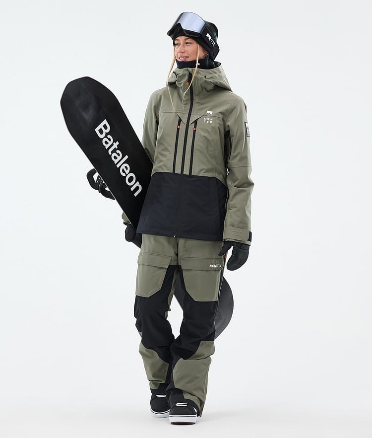 Montec Moss W Lumilautailu Outfit Naiset Greenish/Black, Image 1 of 2