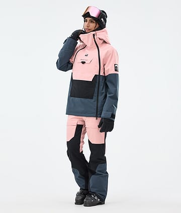 Montec Doom W Laskettelu Outfit Naiset Soft Pink/Black/Metal Blue