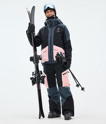 Montec Morpheus W Laskettelu Outfit Naiset Metal Blue/Black/Soft Pink