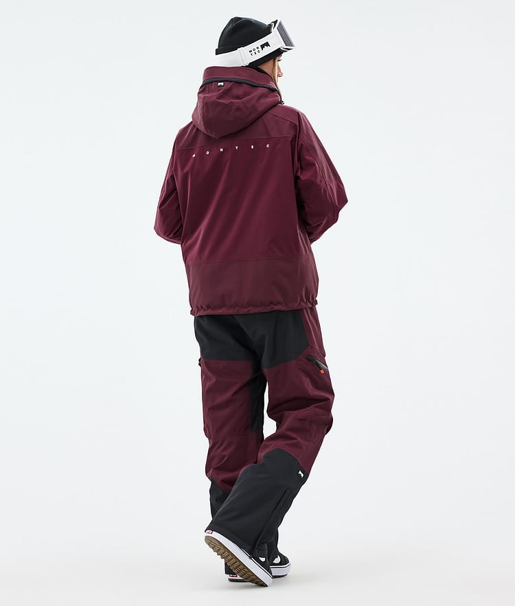 Montec Oracle W Lumilautailu Outfit Naiset Burgundy/Black, Image 2 of 2
